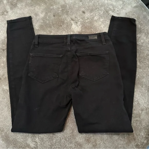 🚨LAST CHANCE🚨 Paige Verdugo Ultra Skinny Jean BLACK SHADOW size 27 - Picture 10 of 12